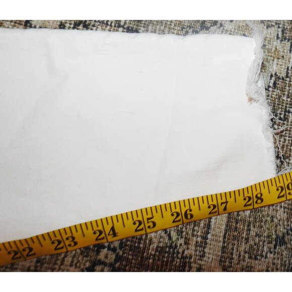 MOTHER Jeans The Looker Ankle Fray White Stretch Denim Women 31 - Picture 12 of 13